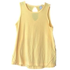 Athleta Girl size large (12) yellow tank top